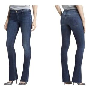 MOTHER Women's Flare Jeans in Dark Blue
